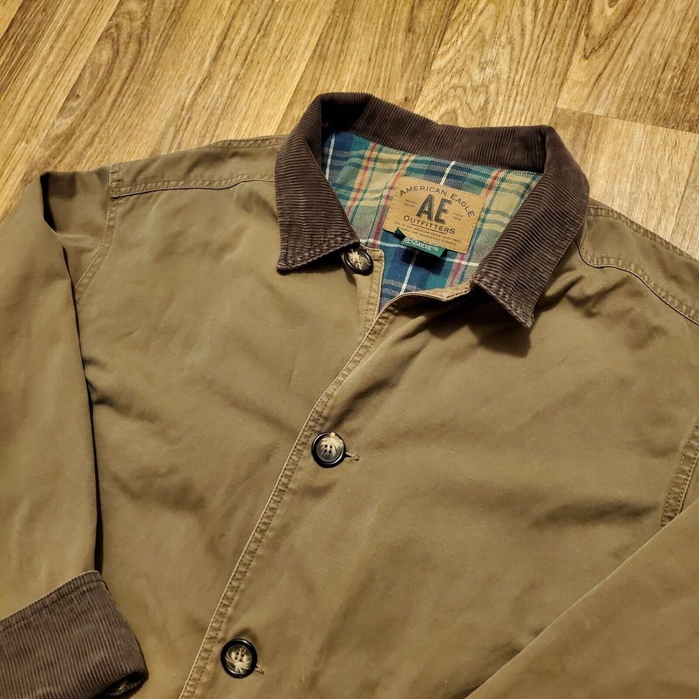 American Eagle Outfitters Brown Military Field Jacket